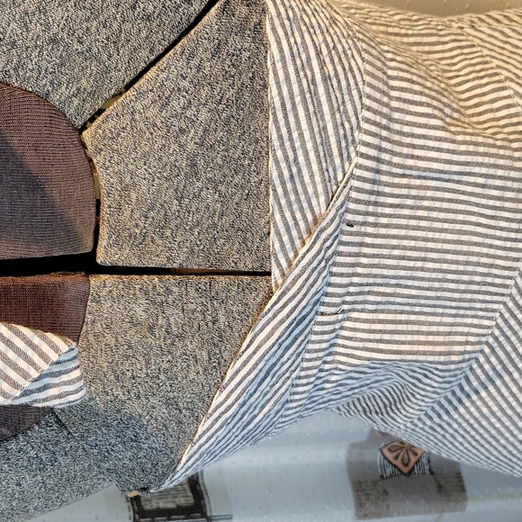 Retro Grey Seersucker Dress - Picture 6 of 11